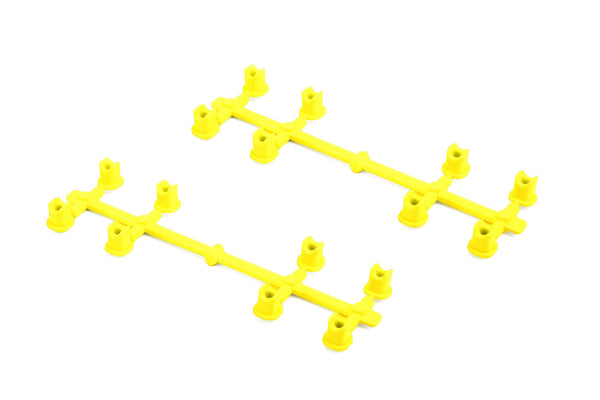 Sparko F8 - Adjust Front C-Hub Insert off Set 18/20°/22 (Yellow)(2set) (F81063-YL)