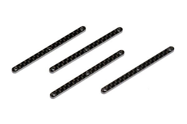 SPARKO - F8T/8Te Carbon Fiber Front Upper Arm Inserts (R=L) 1.5mm (4pcs) (F83019-15)