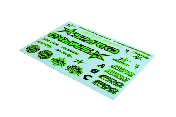 SPARKO - Body Sticker-Green for Optional (F89004-GR)