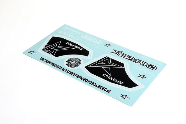 Sparko F8 - Wing Sticker Set Black & White (F89005-BK)