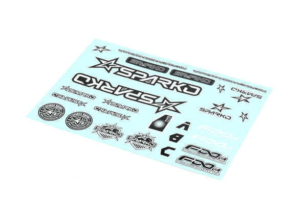 SPARKO - F8E Body Sticker-Black and White (F89015)