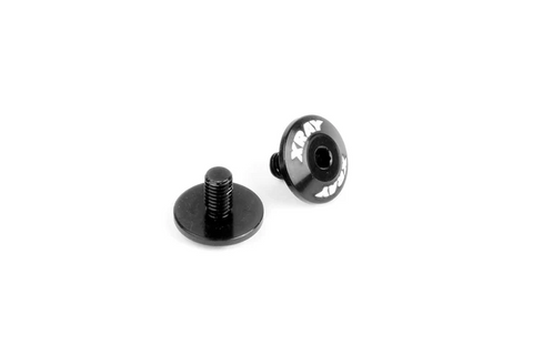 XRAY - Alu Dual Steering Arm Screw M3x7 - Swiss 7075 T6 (2) (302590)