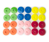 WHITZ RACING - Whiplash Front 2.2" 12mm Sprint Car Wheels with Coloured Covers (2)