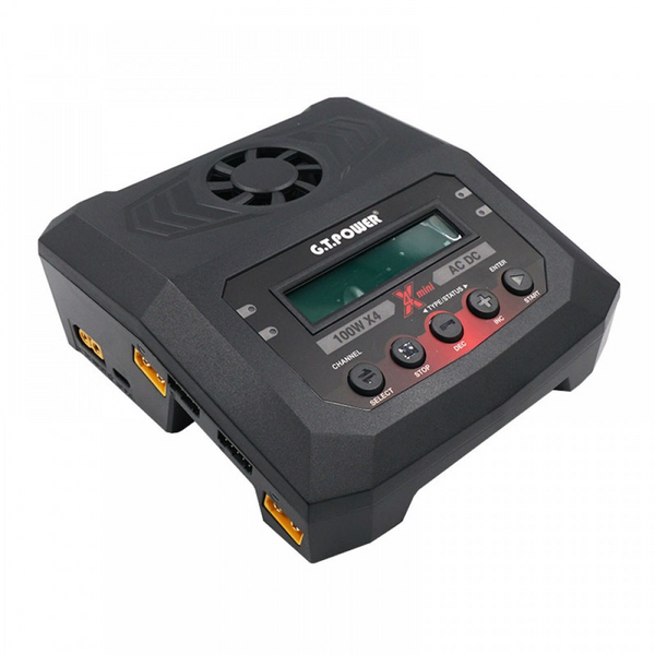 G.T. POWER X4 Quad Mini Charger (100W AC / 100W X4 DC )