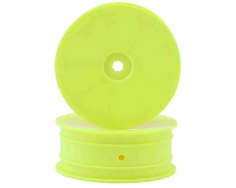 XRAY: 2WD Front Wheel Aerodisk With 12mm Hex - Yellow - Hard (2) (329910-Y)