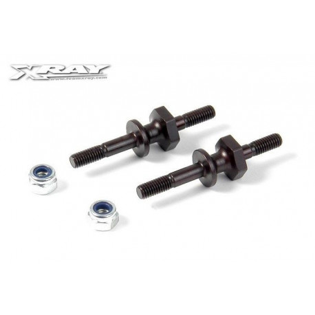 XRAY - Steel Screw Shock Pivot Ball with Hex (2) (358047)