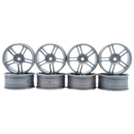 Speed Mind Star Type Wheel 24mm 0 Offset Silver