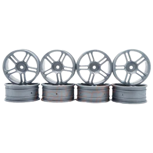 Speed Mind Star Type Wheel 24mm 0 Offset Silver