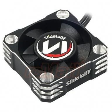 Slidelogy aluminum storm v2 cooling fan 30x30mm silver/black