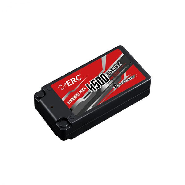 SUNPADOW Shorty Lipo Battery 4500mAh-7.4V-100c-5mm Bullet