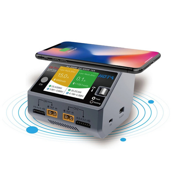 HOTA D6 Pro AC/DC Dual Channel Smart Charger 650W 1-6S 15Ax2