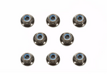 4mm Flange Nylon Lock Nut Black (8pcs)