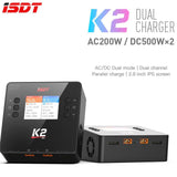 ISDT K2 Air 500W x2 Dual AC/DC Charger