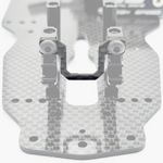 CARBON BULKHEAD/TOPDECK FLEX DAMPENER FOR XRAY X4