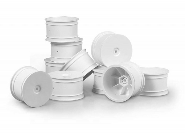 XRAY - XB4 Rear Wheels Aerodisk - White (10)  (369901)