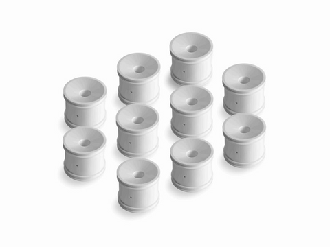 XRAY - Stadium Truck Wheel Aerodisk With 12mm Hex - White (10)  (329902)