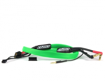 AVID 2S Charge Lead Cable XT60 & Bullet Connectors (PICK A COLOR & CONNECTOR)