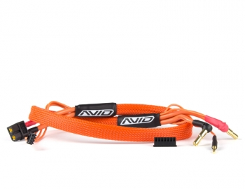 AVID 2S Charge Lead Cable XT60 & Bullet Connectors (PICK A COLOR & CONNECTOR)