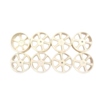 Speedmind 6 Spokes Wheel 24MM White 0-Offset