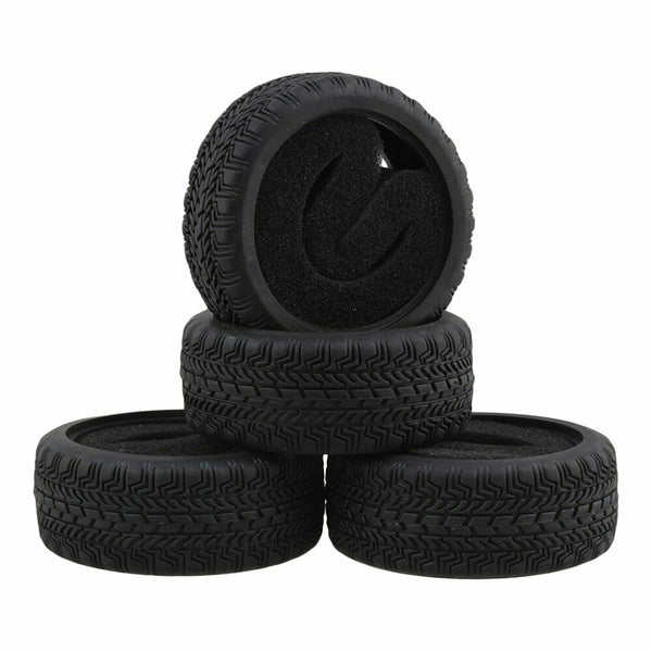 (NZRCS Control Tire) CRC RADIAL 1/10 ONROAD TIRE (4) (HARD)