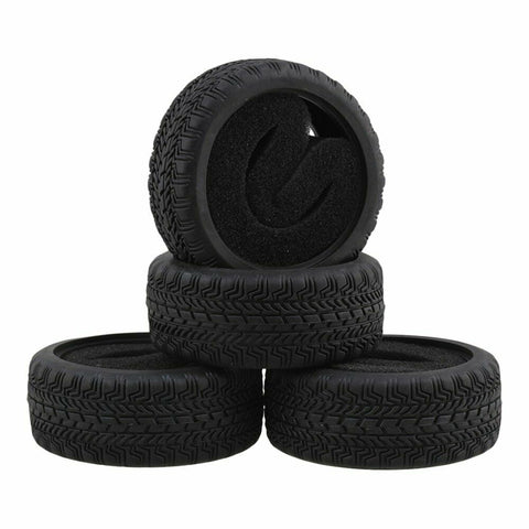(NZRCS Control Tire) CRC RADIAL 1/10 ONROAD TIRE (4) (SOFT)