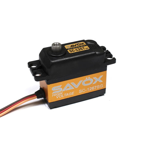 SAVOX SC-1267SG-BE HIGH VOLTAGE CORELESS DIGITAL SERVO (BLACK