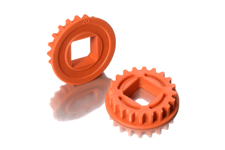 XRAY: Composite Fixed Pulley for Layshaft 20T - Graphite (2)