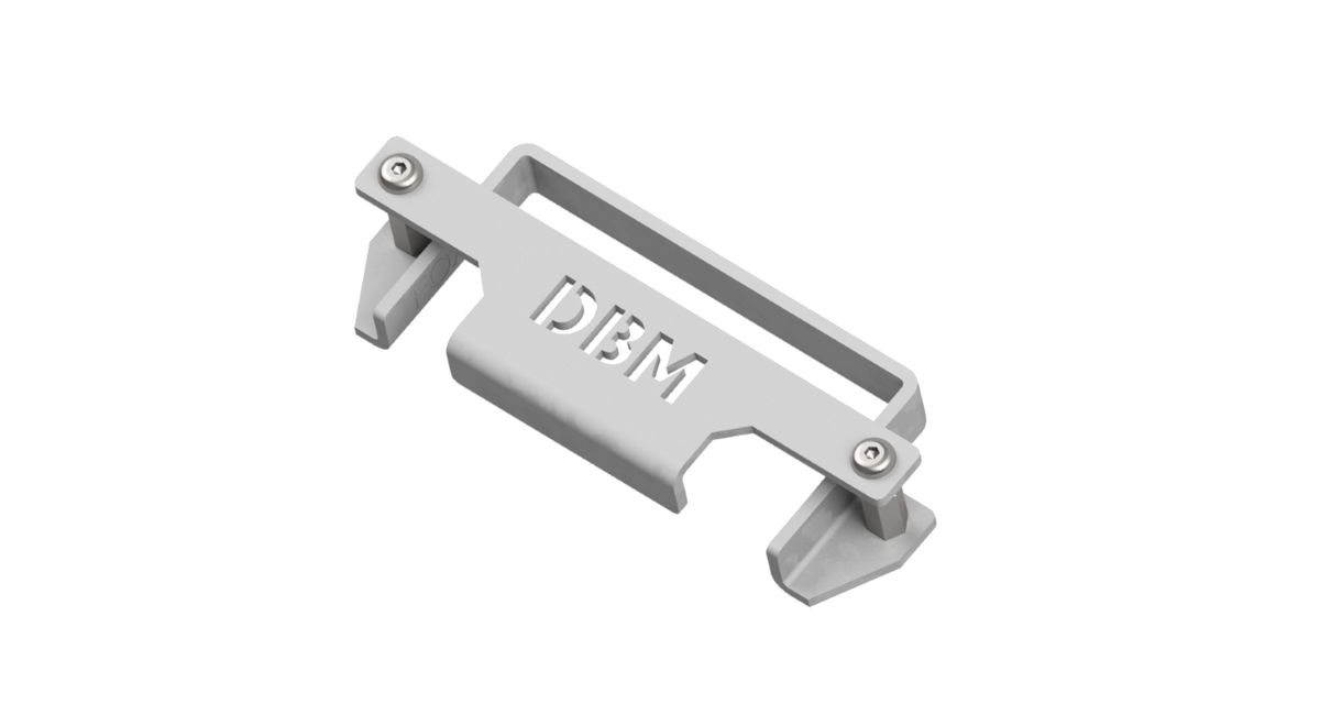 DBM Shorty Lipo Battery Mount (Black Anodised)